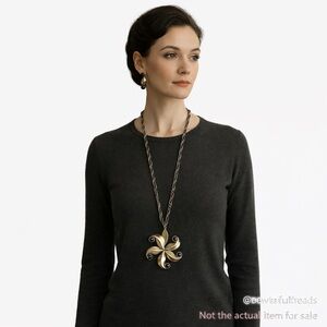 MYKA Denmark Brutalist Danish Modern 60s Sculptural Necklace Set